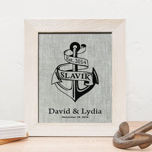 Anchor Linen Print
