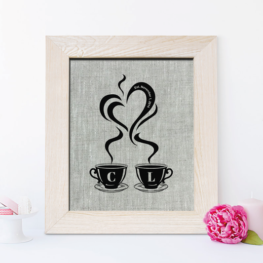 Сups Linen Print
